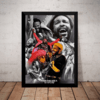Quadro Marvin Gaye Soul R&b Musica Arte Poster Com Moldura