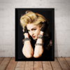 Quadro Decorativo Musica Madonna Foto Poster Moldurado