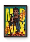 Quadro Ilustração Mad Max Poster Moldurado