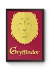 Quadro Harry Potter Gryfindor Poster Moldurado