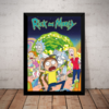 Quadro Serie Rick And Morty Poster Com Moldura Geek Arte