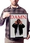 Quadro Kendrick Lamar Rapper Poster Moldurado