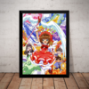 Quadro Arte Cardcaptor Sakura Geek Anime Poster Moldurado