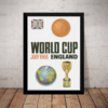 Quadro Copa Do Mundo Fifa De 1966 Cartaz Poster Moldurado
