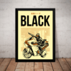 Quadro Decorativo Kamen Rider Black Série Arte 42x29cm