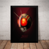 Quadro Decorativo Black Kamen Rider Rx Serie Arte 42x29cm