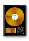 Quadro Disco de ouro Ziggy Stardust Poster Moldurado