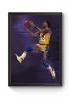Quadro Arte NBA Lakers 2 Poster Moldurado