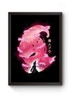 Quadro Arte Simplista Dragon Ball Z Kid Bu Poster Moldurado