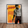 Quadro Filme Logan Wolverine Poster Artistico Com Moldura