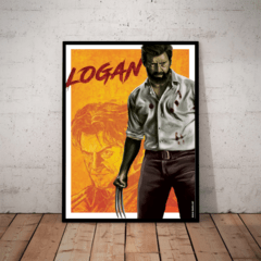 Quadro Filme Logan Wolverine Poster Artistico Com Moldura