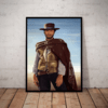 Quadro Clint Eastwood Filme Faroeste Arte A3 42x29cm
