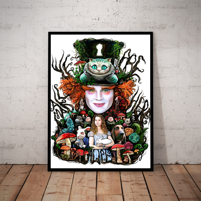 Posters & Quadros Alice no país das maravilhas em