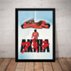 Quadro Filme Akira Anime Classico Manga Poster Moldurado