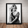 Quadro Decorativo Brigitte Bardot Foto Poster Com Moldura