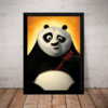 Quadro Filme Kung Fu Panda Poster Moldurado