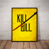 Quadro Decorativo Kill Bill Arte Simplista Poster Moldurado