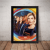 Quadro Doctor Who Seriado Arte Poster Moldurado