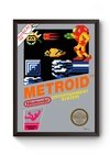 Quadro Capa Game Metroid Nintendinho Poster Moldurado