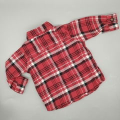 Camisa Carters Talle 6 meses leñadora roja franela - comprar online