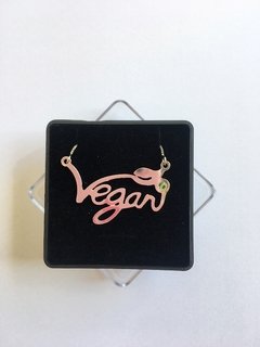 Colar VEGAN Ródio Branco