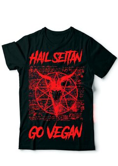 Hail Seitan Go vegan - Vermelho