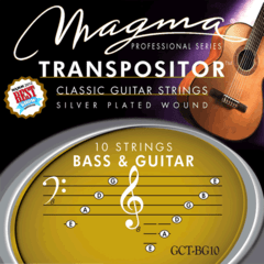 GCT-BG10 ENCORDADO TRANSPOSITOR PARA GUITARRA CLÁSICA BASS&GUITAR 10 CUERDAS