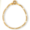 Pulsera Figaro Oro 18K