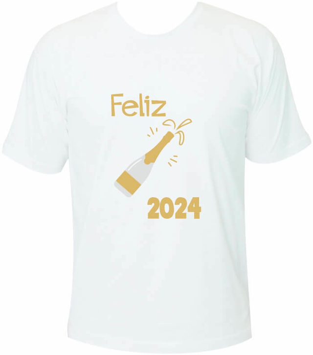 Camiseta Ano Novo Feliz 2024 Comprar em Moricato