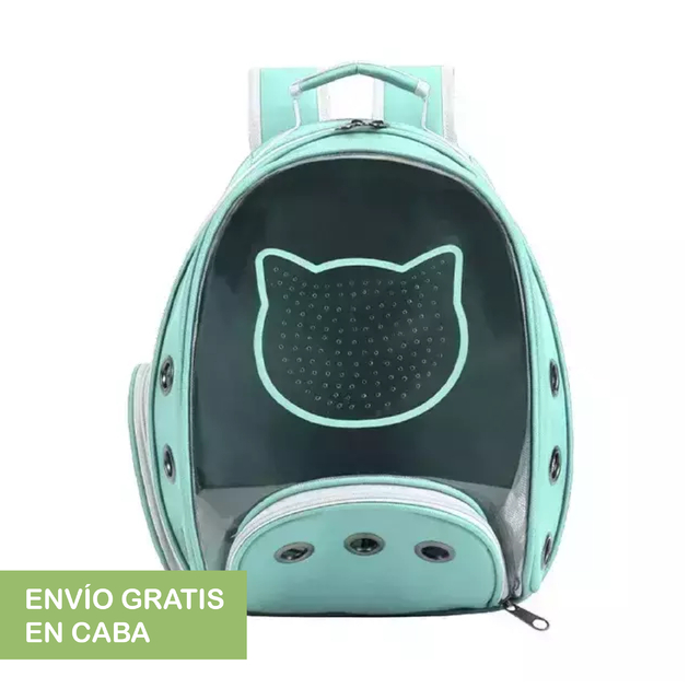 Mochila transparente gato new arrivals