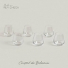 Set X 6 Vasos Cristal de Bohemia Columba 380 ml.