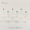 Set X 6 Copas Cristal de Bohemia Columba Optic 690 ml.
