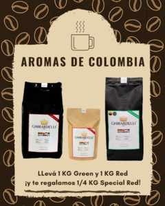 Llevá 1 KG Green y 1 KG Red y ¡te regalamos 1/4 KG!