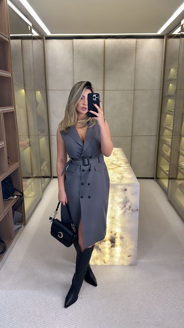 Vestido tipo colete 2025