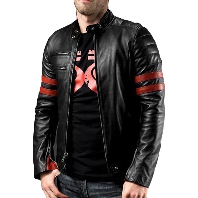 Chaqueta Cuero Hombre Red Line Kl - Kemeth Leather