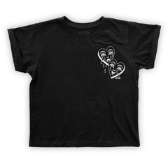 Remera Brody CORAZONES Negra - comprar online