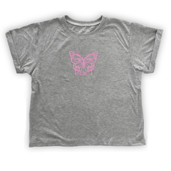 Remera Brody MARIPOSA Gris