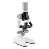 Microscópio Biológico Kit de Ciência Iniciantes c/ Lâminas | Zoom 1200x - Preto e Branco