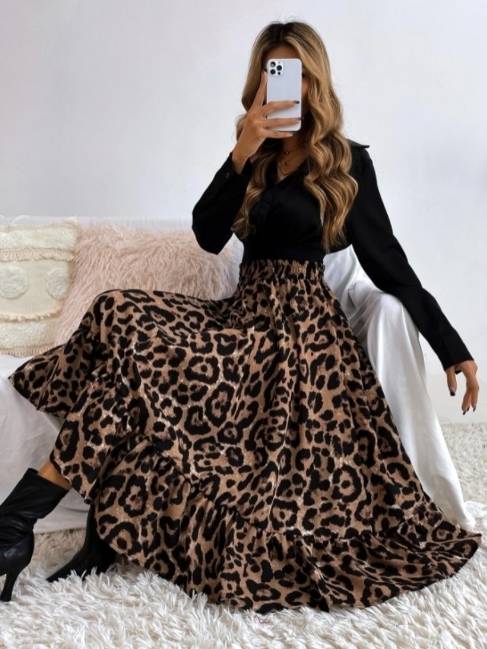 Saia longa animal print comprar 2025