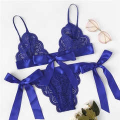 Conjunto de Lingerie Rendado Ref 2414 - Divino Charme