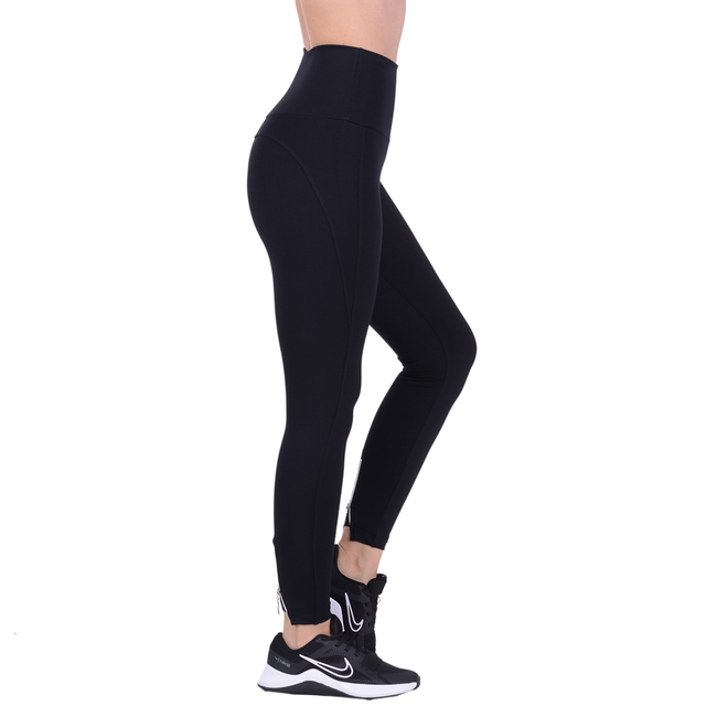 Calça Legging Suplex 4 Estações Cós Alto Liso Fitness Feminino Academia  Preto - Compre Agora