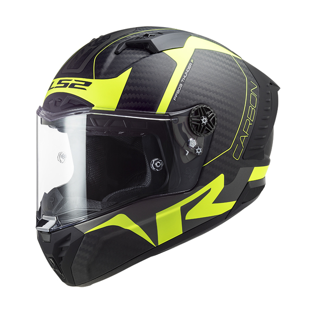 Casco negro y amarillo sale