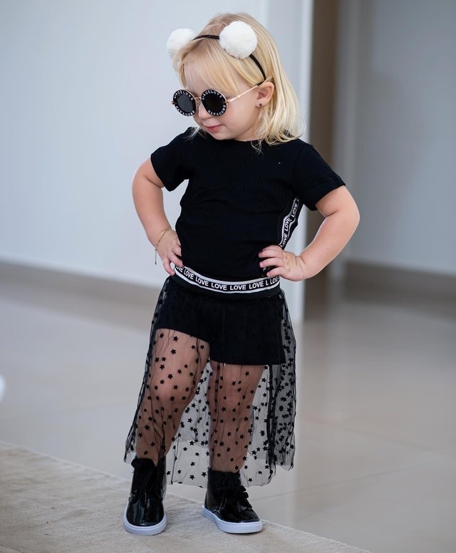 Conjunto LOVE Tule Comprar em Coisas de Dondoquinha