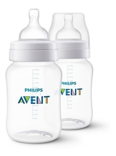 Set 2 Mamaderas Avent Philips Classic De 260 Ml