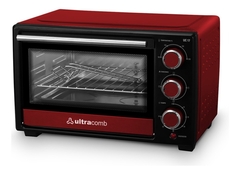 Horno De Mesa Electrico Ultracomb Uc-17 17l Rojo/negro 220v