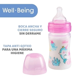 Imagen de Mamadera Chicco Well Being 150ml Flujo Lento Antic_licos