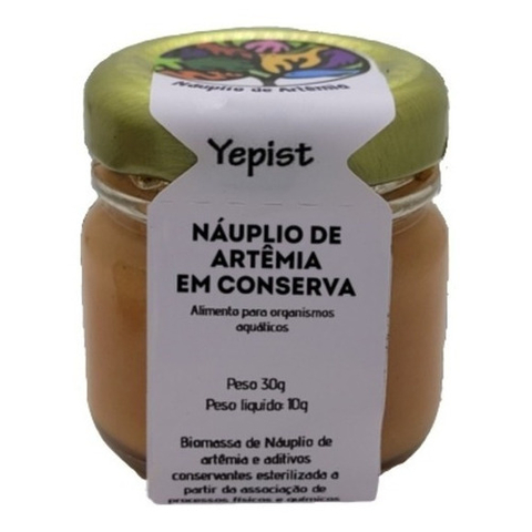 Alimento para Peixes Yepist Premium Nauplio de Artemia em Conserva 10g