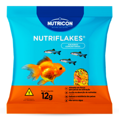 Ração Nutricon - Nutriflakes - 12g