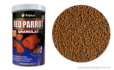 Ração Tropical Red Parrot Granulat 100g