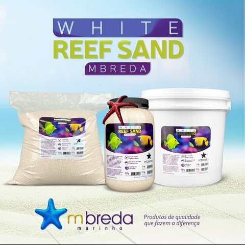 Areia White Reef Sand Marinho 6kg